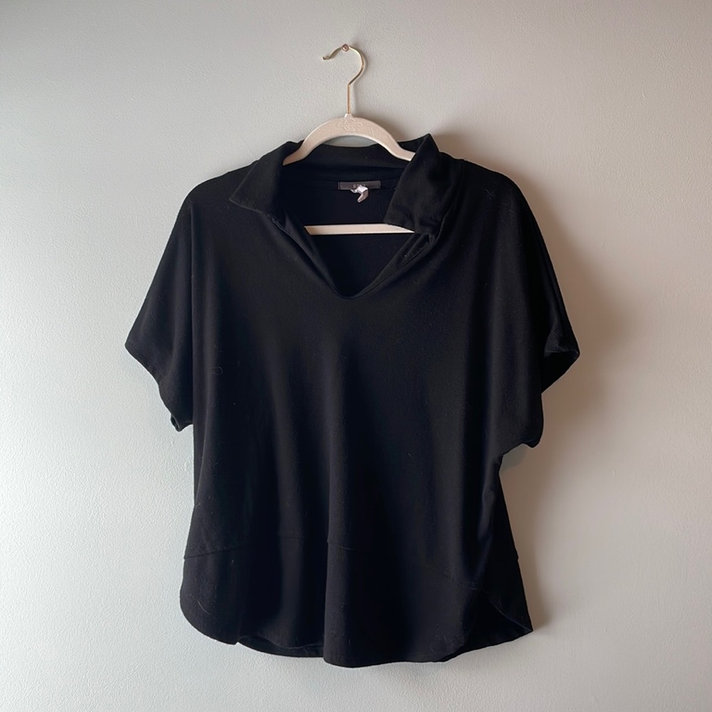 Soft black polo